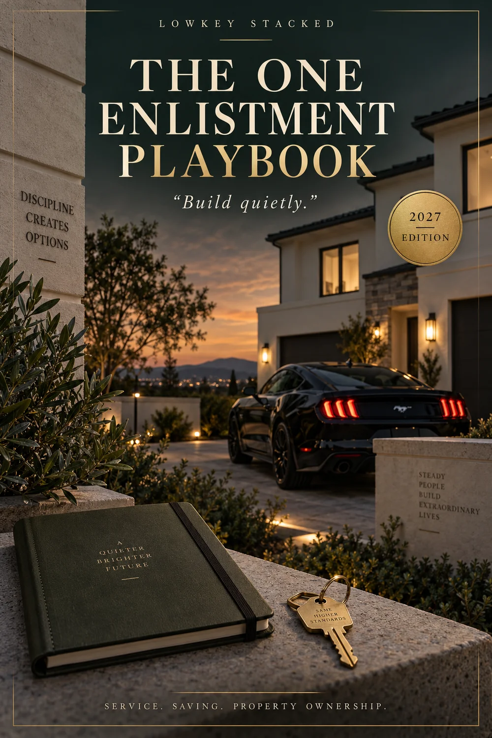 The One Enlistment Playbook, Build quietly., 2027 edition